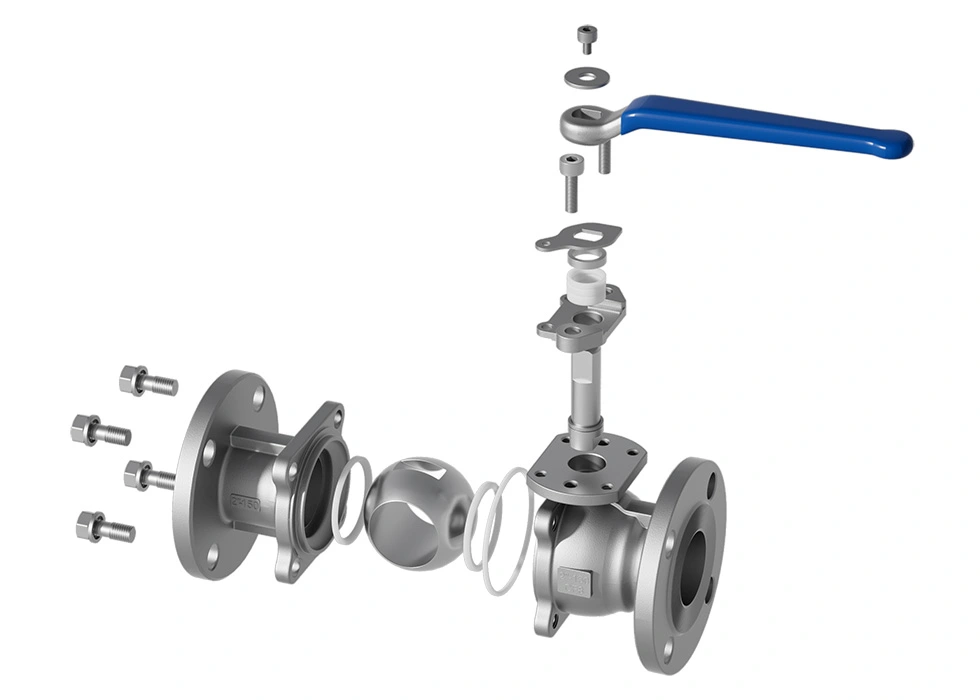 ANSI 150LB Stainless Steel Flanged Ball Valve